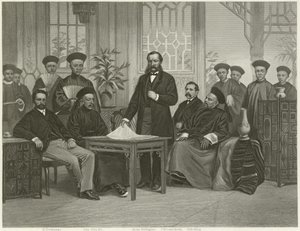 在外公館、1868年 作： Alonzo Chappel